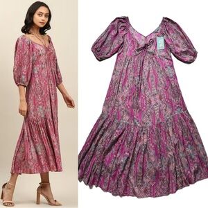 Ritu Kumar Pink Maxi Dress